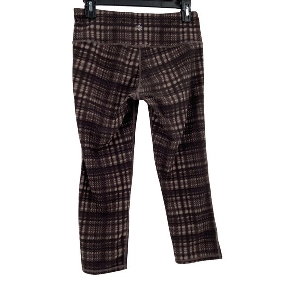 Plaid Women's Cropped Leggings - Picture 6 of 11